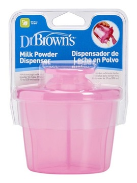 Контейнер для сухого молока Dr. Brown's, розовый