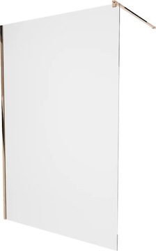 MEXEN KIOTO ŚCIANKA PRYSZNICOWA WALK-IN 120 x 200 CM ROSE GOLD szkło 8 mm