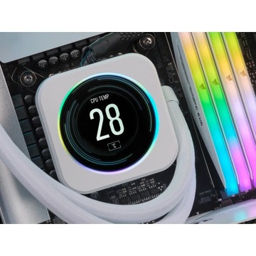 CORSAIR iCUE ELITE — Статус ЖК-дисплея