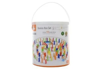 Деревянные обучающие кубики Viga Domino Farma 116
