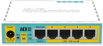 Маршрутизатор MikroTik hEX PoE lite RB750UPr2 4xPoE