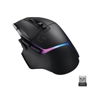 Мышь LOGITECH G502 X Plus, черная