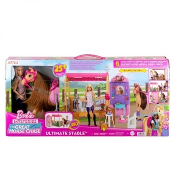 Набор кукол Барби MATTEL с конюшней, лошадью и