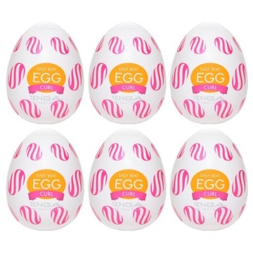 Мужской мастурбатор Tenga Egg Wonder Curl