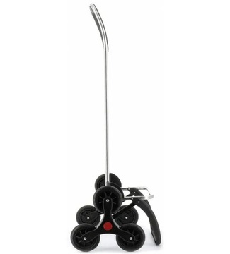 КОРЗИНКА ДЛЯ ЛЕСТНИЦЫ, 6 КОЛЕС, СЕРАЯ, 43л