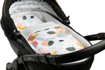 КОМПЛЕКТ ДЛЯ КОЛЯСКИ ABSTRACT DOTS GREY