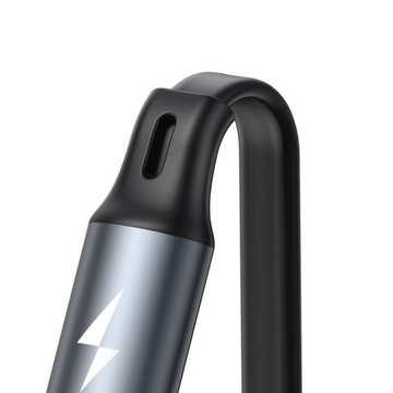 Baseus Fabric rozwijany kabel 3w1 35-120cm USB micro/Lightning/USB-C 3,5A