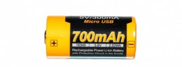 Аккумулятор FENIX ARB-L16-700UP (16340 RCR123 700 мАч)