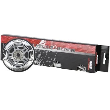 КОМПЛЕКТ РОЛИКОВ КОЛЕСА 76MM 82A ABEC-9 ПОДШИПНИКИ NILS