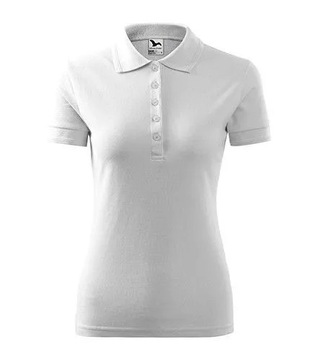 KOSZULKA PIQUE POLO DAMSKA MALFINI 210 BAWEŁNIANA T-SHIRT czerwona 2XL