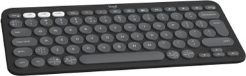 Клавиатура LOGITECH Pebble Keys 2 K380s, графитовый цвет
