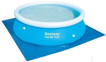 Защитный коврик Bestway для бассейна 396 x 396 см FLOWCLEAR