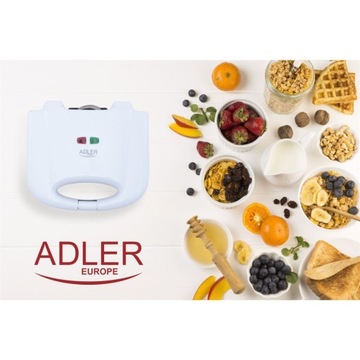 Вафельница ADLER AD 311 Белый