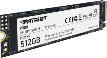 Быстрый SSD-накопитель M.2 NVMe PCIe 3X4 2280 TLC емкостью 512 ГБ для ноутбуков