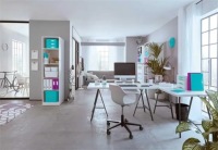Папка Leitz 180° Active Wow А4 65мм бирюзовый