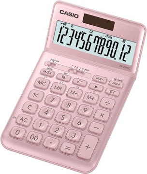 РОЗОВЫЙ ОФИСНЫЙ КАЛЬКУЛЯТОР CASIO JW-200SC-PK TAX