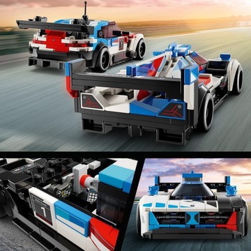 LEGO 76922 ЧЕМПИОНЫ ПО СКОРОСТИ: гоночные автомобили BMW M Hybrid V8 и BMW M4 GT3