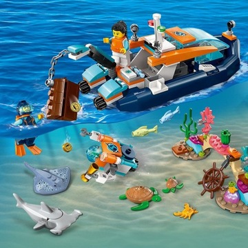 LEGO CITY 60377 Водолазная лодка исследователя