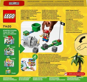 LEGO SUPER MARIO 71420 НОСОРОГ РАМБИ — НАБОР...
