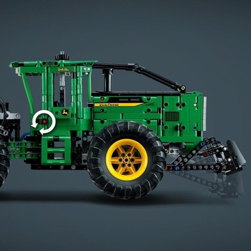 LEGO Technic 42157 John Deere 948L-II Грейфер для лесного трактора 1492 кирпича 11+