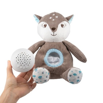 CANPOL Plush Deer, музыкальная шкатулка и проектор, бронза