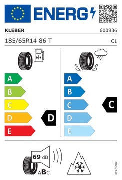 KLEBER 185/65R14 Крисальп HP3 86T 3PMSF