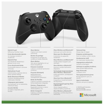 Розетка беспроводного контроллера Xbox Series X/S QAT-00009 черная ОПИСАНИЕ