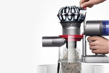 Беспроводной вертикальный пылесос Dyson V8 Motorhead серебристый/серый НАБОР