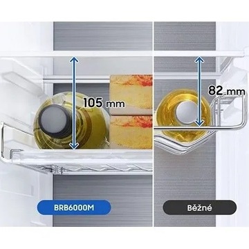 Встраиваемый холодильник Samsung BRB26605FWW отсек 
