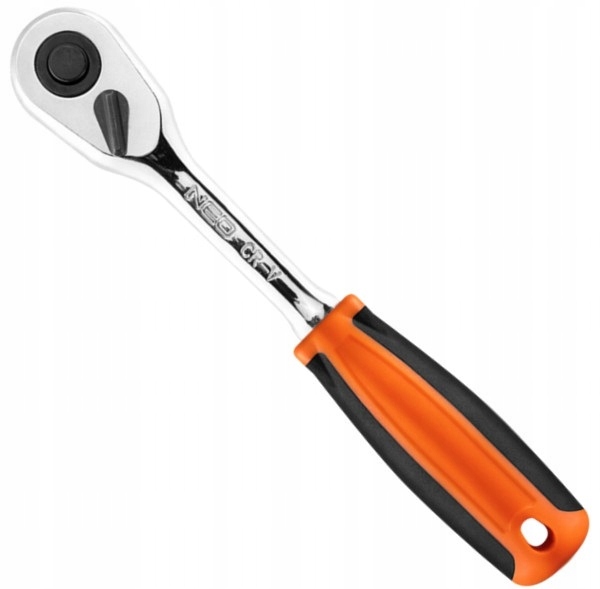 NEO TOOLS GRZECHOTKA PROSTA 1/4 45 ZĘBÓW 155MM PRZEŁĄCZNIK CrMo 08-523