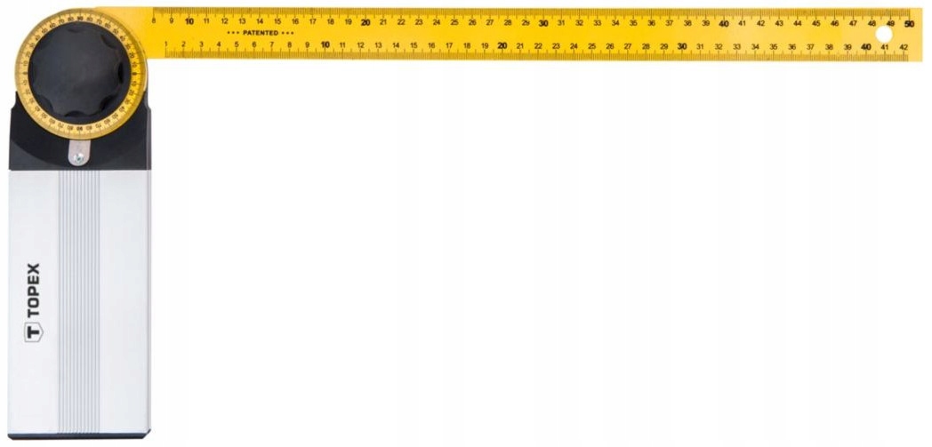 Kątomierz nastawny 500x240mm Produkt Polski 30C345
