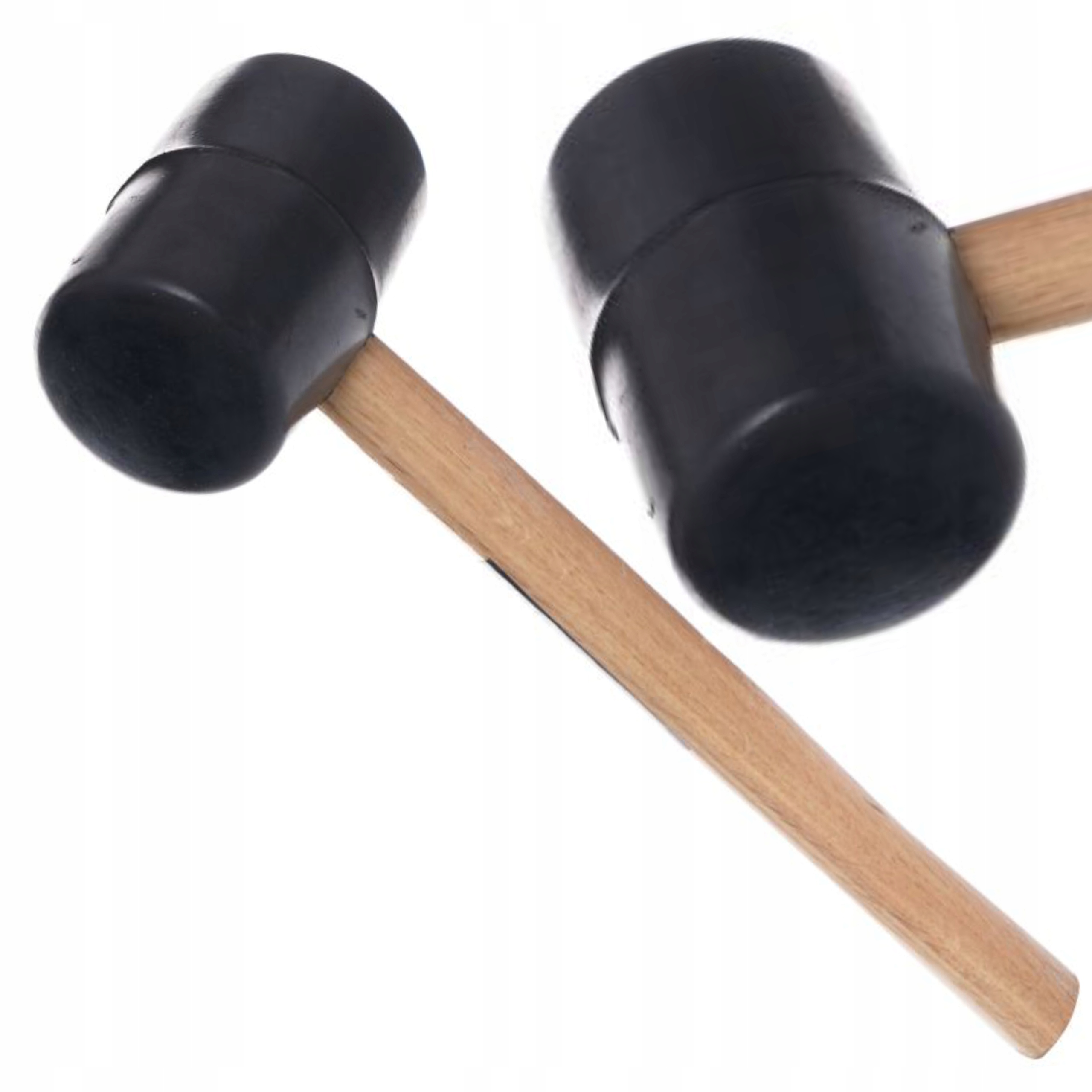 KRAFT&DELE MŁOTEK GUMOWY Z STABILNĄ MOCNĄ DREWNIANĄ RĄCZKĄ 16Oz KD900