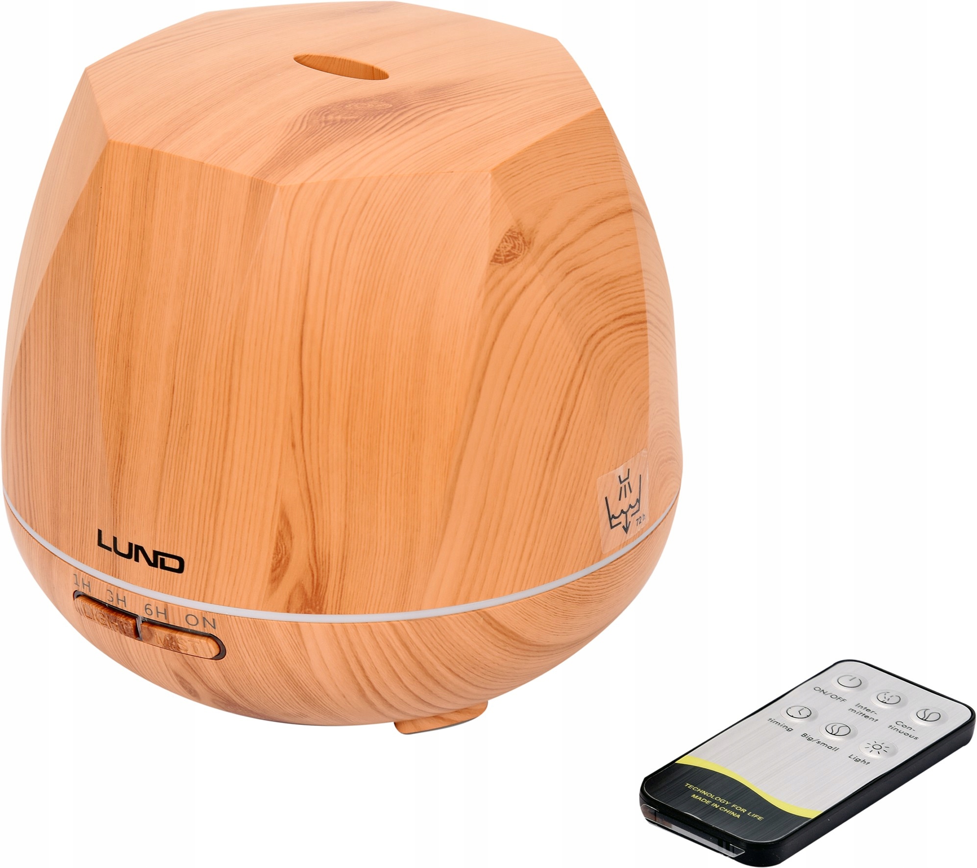 LUND DYFUZOR ZAPACHOWY NAWILŻACZ AROMATERAPIA 500ml LED + PILOT 66903