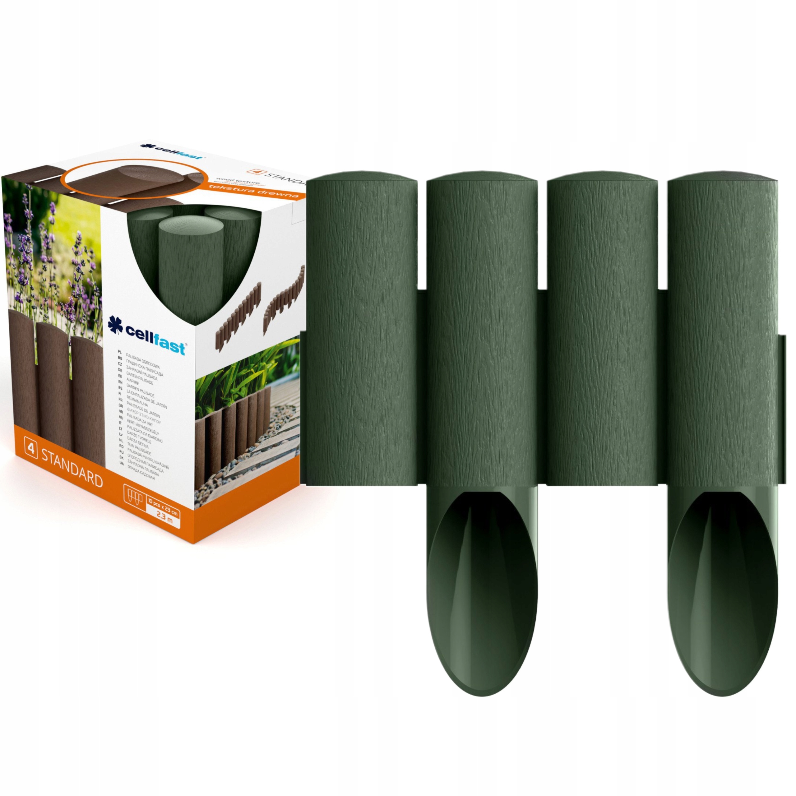 CELLFAST PALISADA OGRODOWA OBRZEŻE 15,5x230cm ZIEL