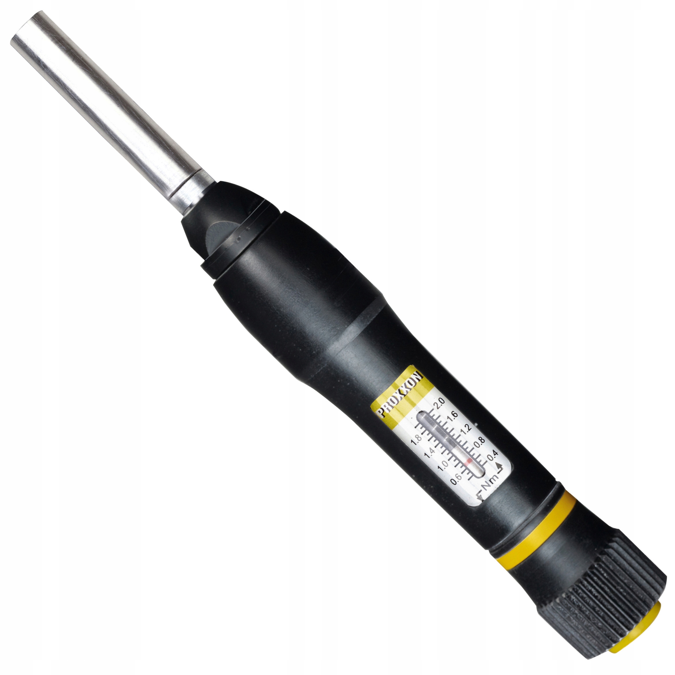 PROXXON WKRĘTAK DYNAMOMETRYCZNY 1/4 CALA 0,4 - 2 NM MICROCLICK 2 PR23343
