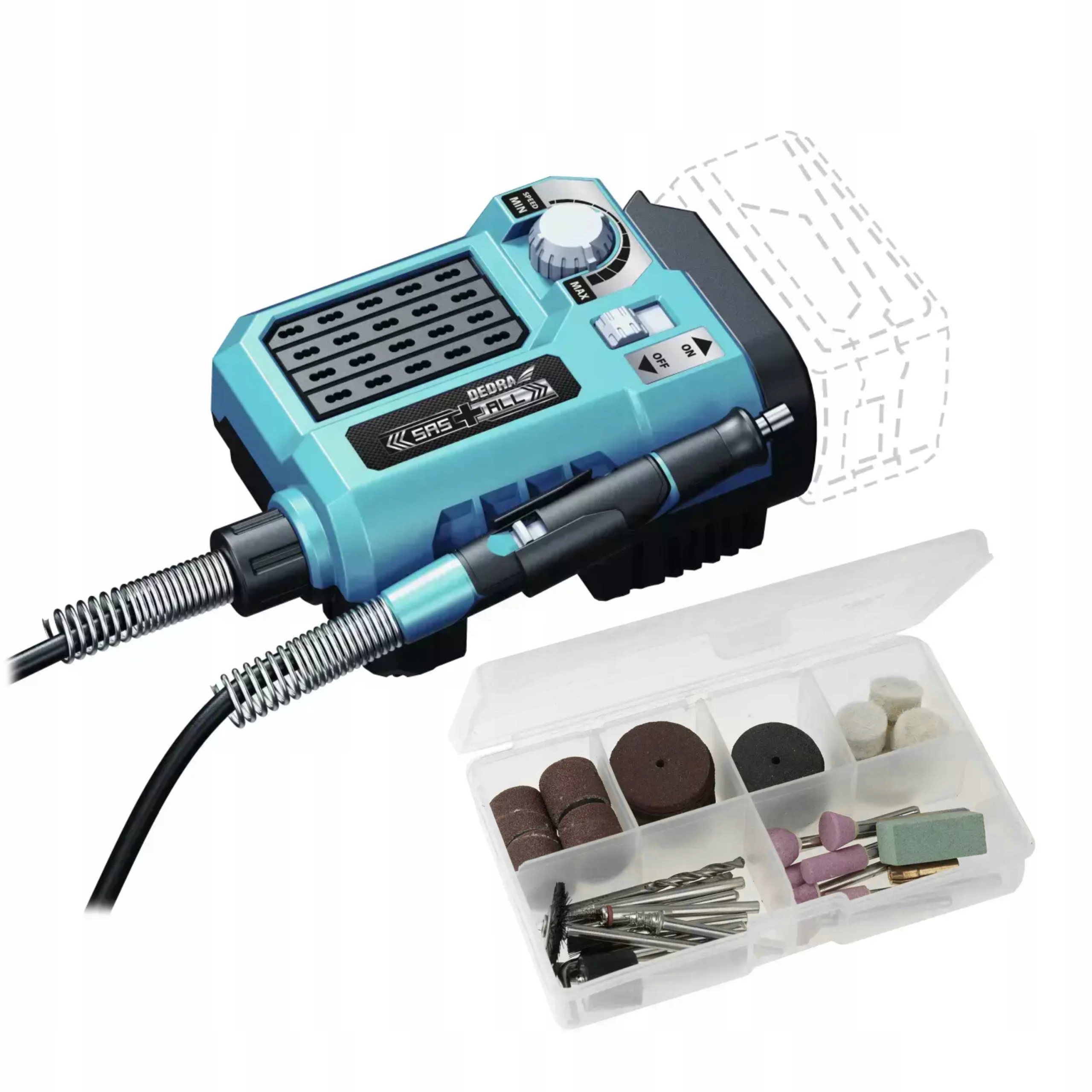 DEDRA AKUMULATOROWA MINI SZLIFIERKA DED6903 +4Ah