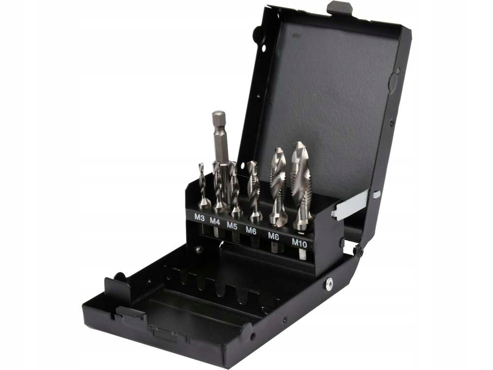 YATO WIERTŁA GWINTUJĄCE M3-M10 7SZT HEX YT-44849