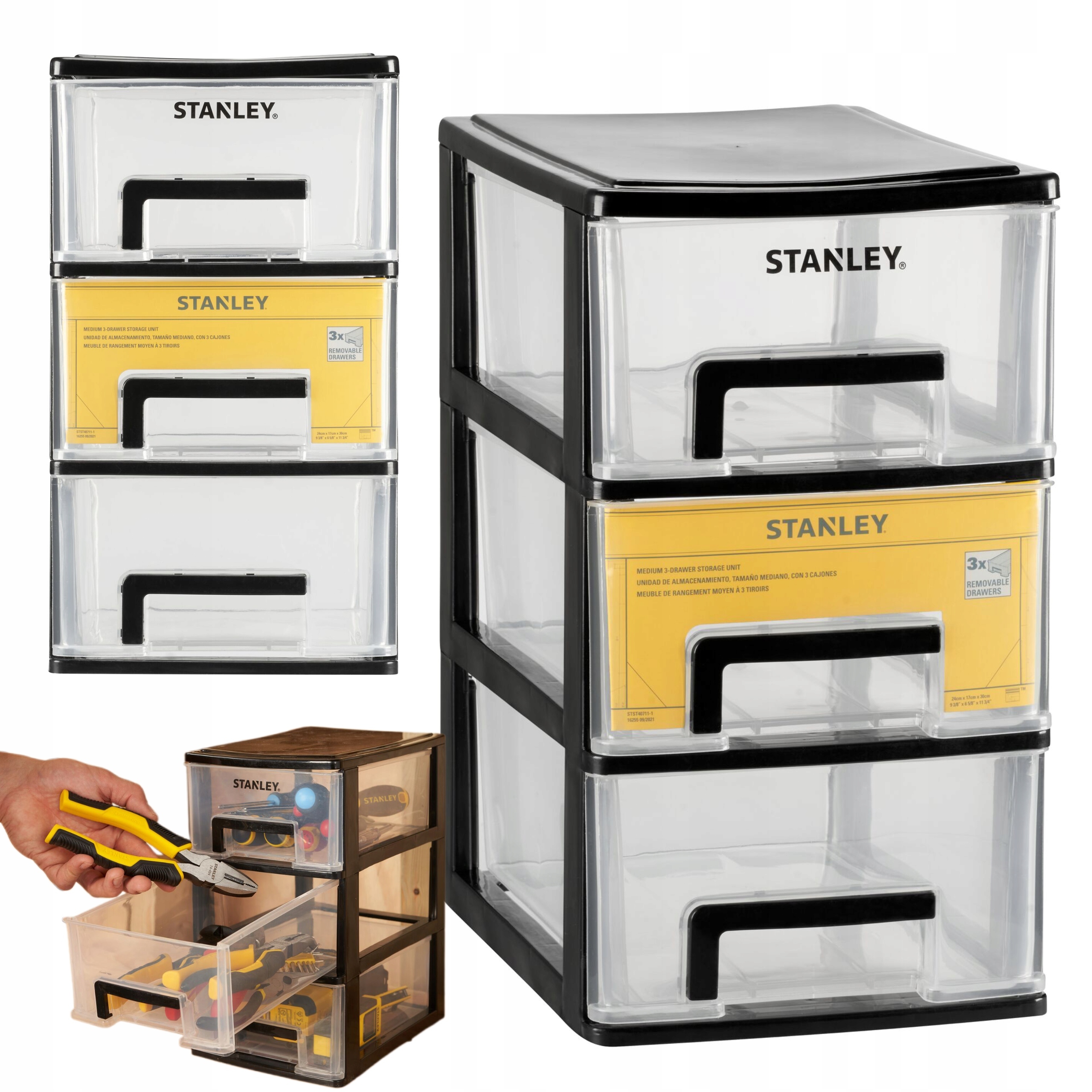 STANLEY FATMAX ZESTAW SZUFLAD SZUFLADY ESSENTIAL M ORGANIZER STST40711-1