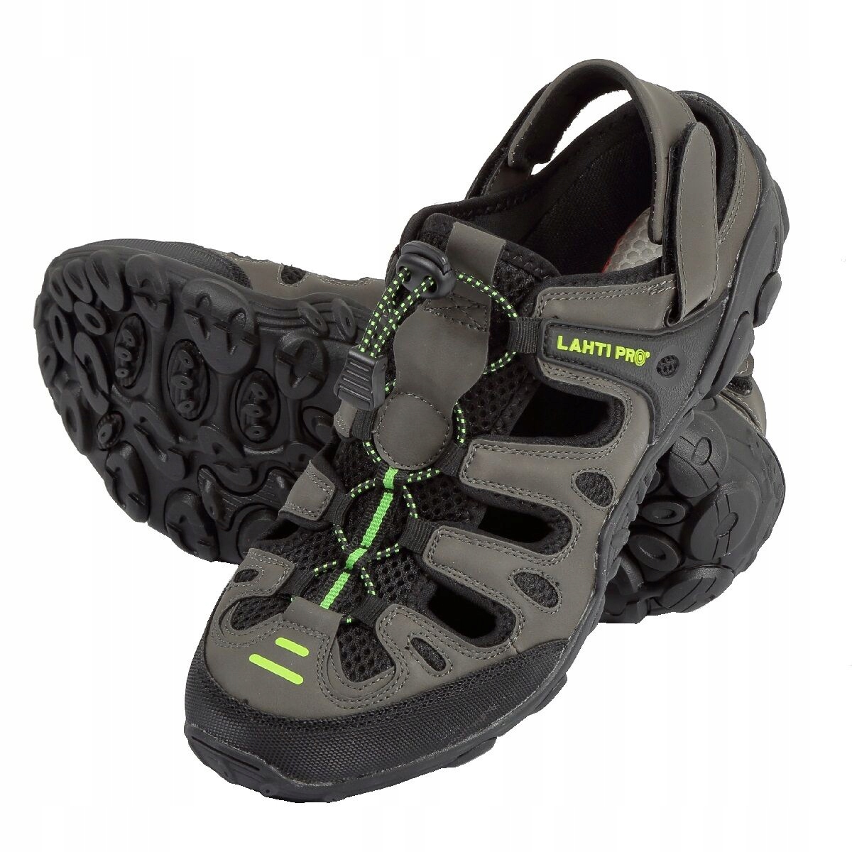 LAHTI PRO SANDAŁY ROBOCZE OCHRONNE TREKKINGOWE PU/DZIANINA r. 40 L30607