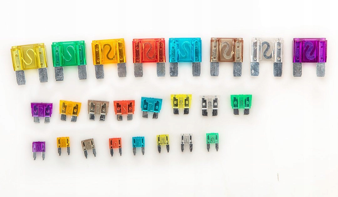 NEO ZESTAW BEZPIECZNIKÓW SAMOCHODOWYCH 88 SZTUK 3A-100A ORGANIZER 11-993