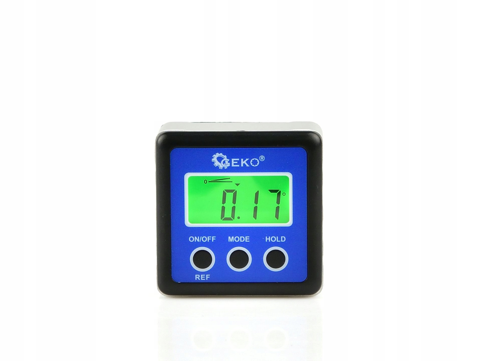 CYFROWY MIERNIK KĄTA KĄTOMIERZ LCD POZIOMICA Z MAGNESEM INKLINOMETR +ETUI