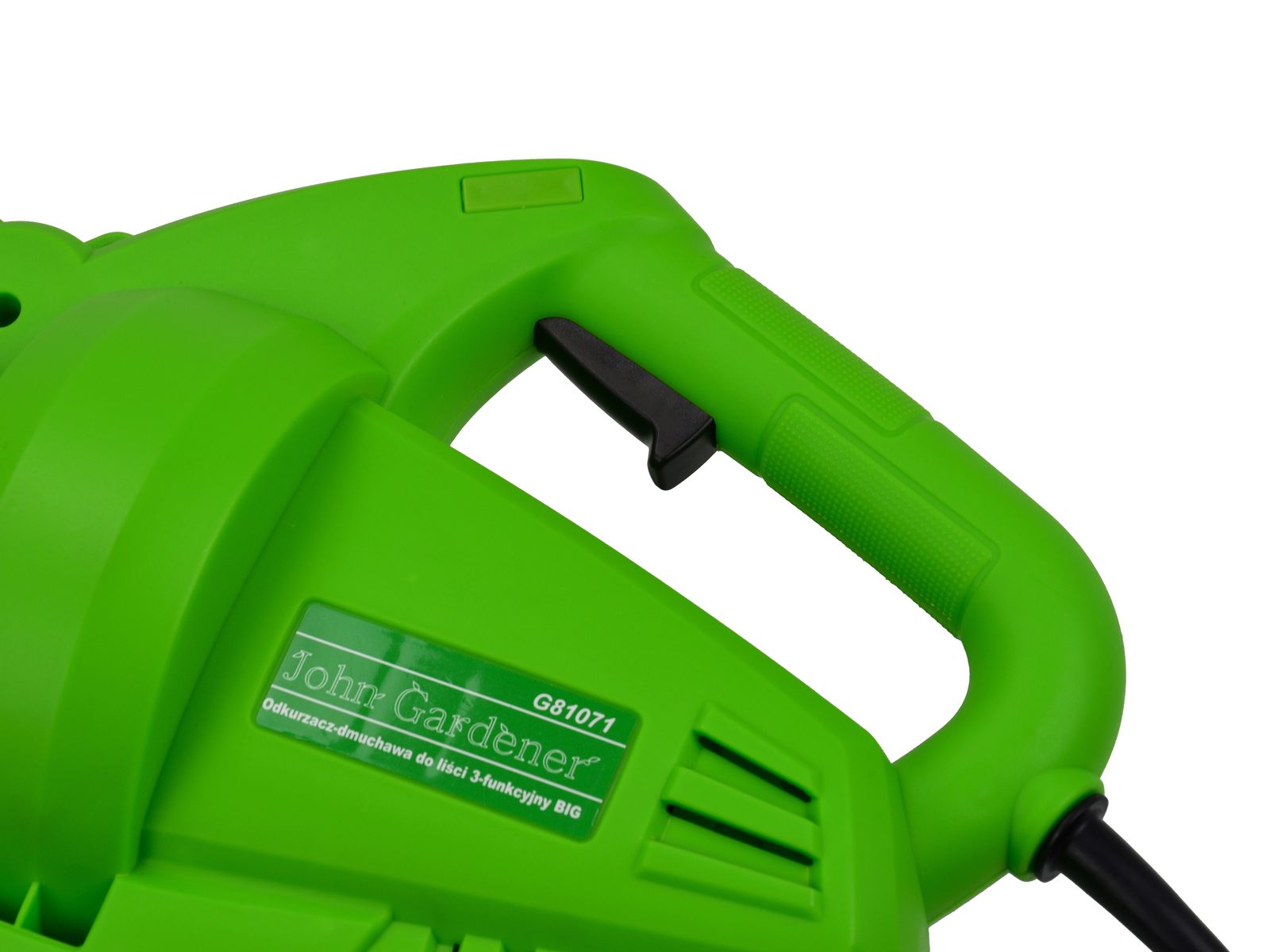 ELEKTRYCZNA DMUCHAWA ODKURZACZ LIŚCI OGRODNICZA 45L 3300W 3 FUNKCJE MOCNA