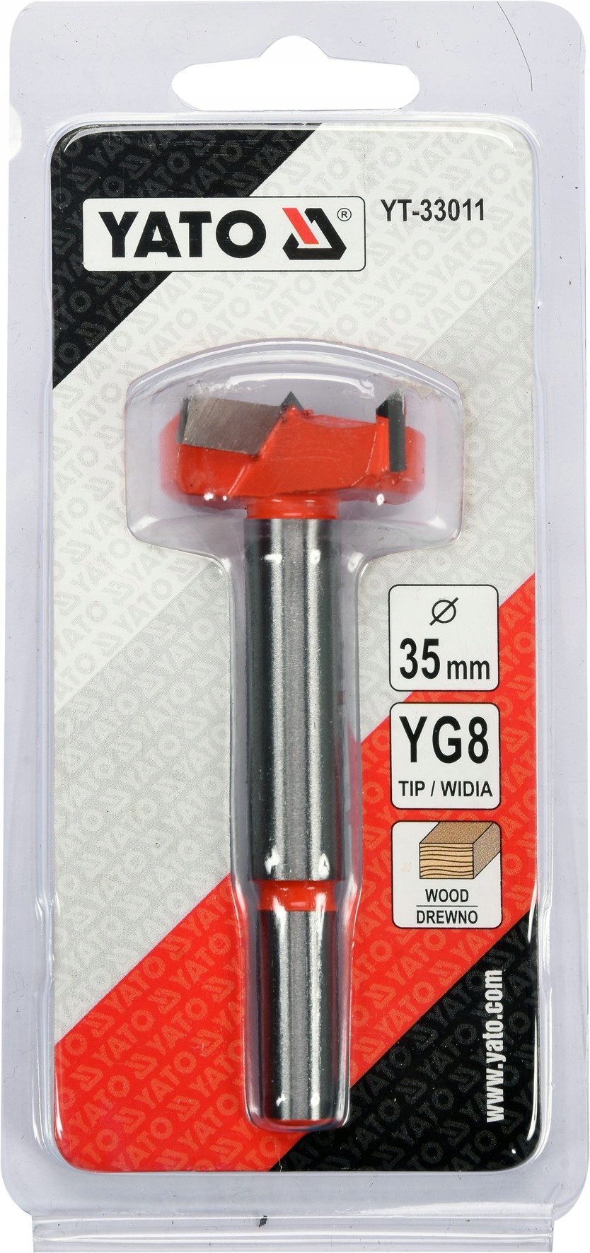 YATO FREZ STAL WĘGLOWA WIERTŁO POD ZAWIASY DO DREWNA SKLEJKI 35mm YT-33011