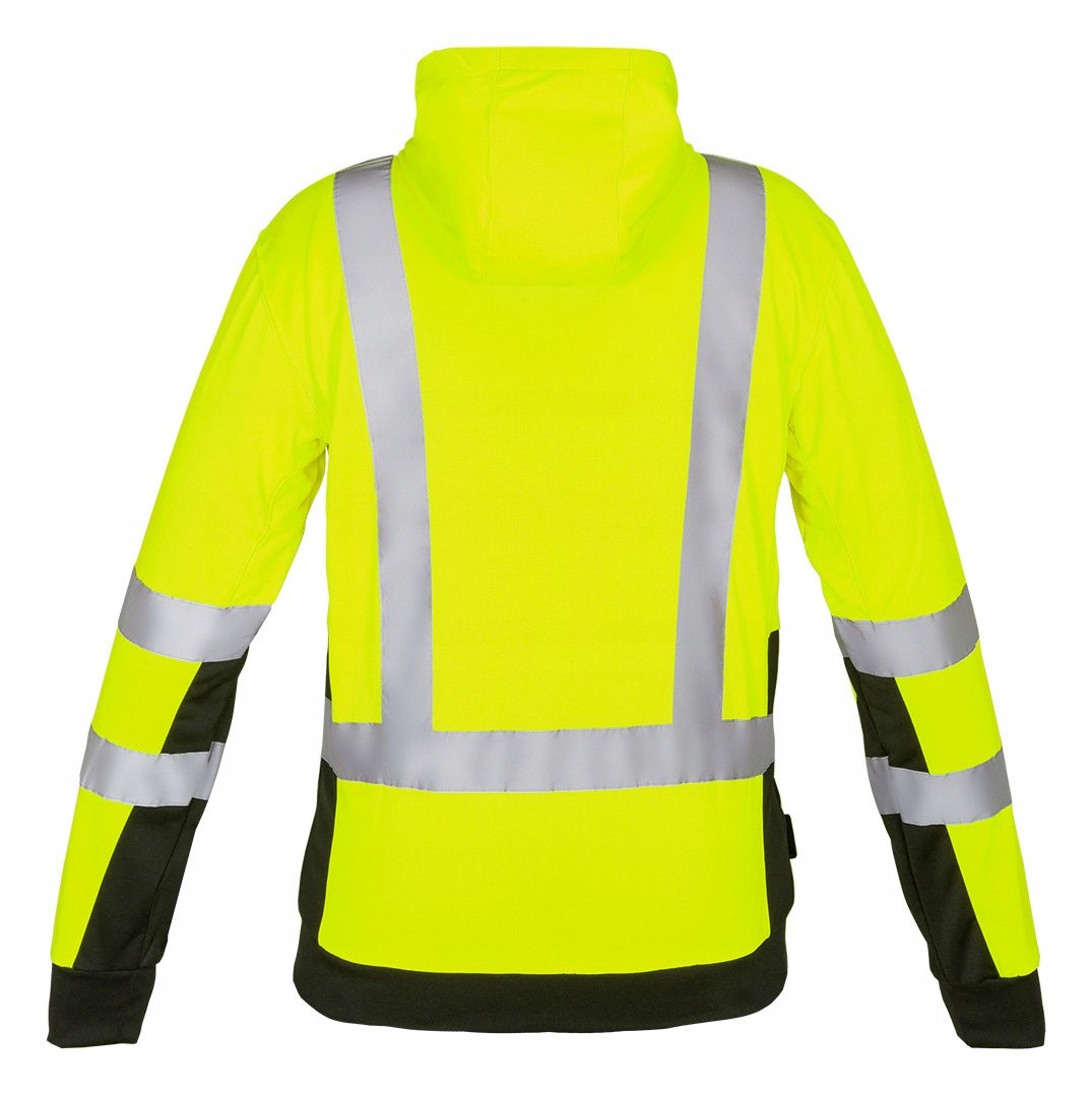 NEO POLAR BLUZA ROBOCZA BHP OSTRZEGAWCZA ŻÓŁTA Z KAPTUREM 81-745-XXL