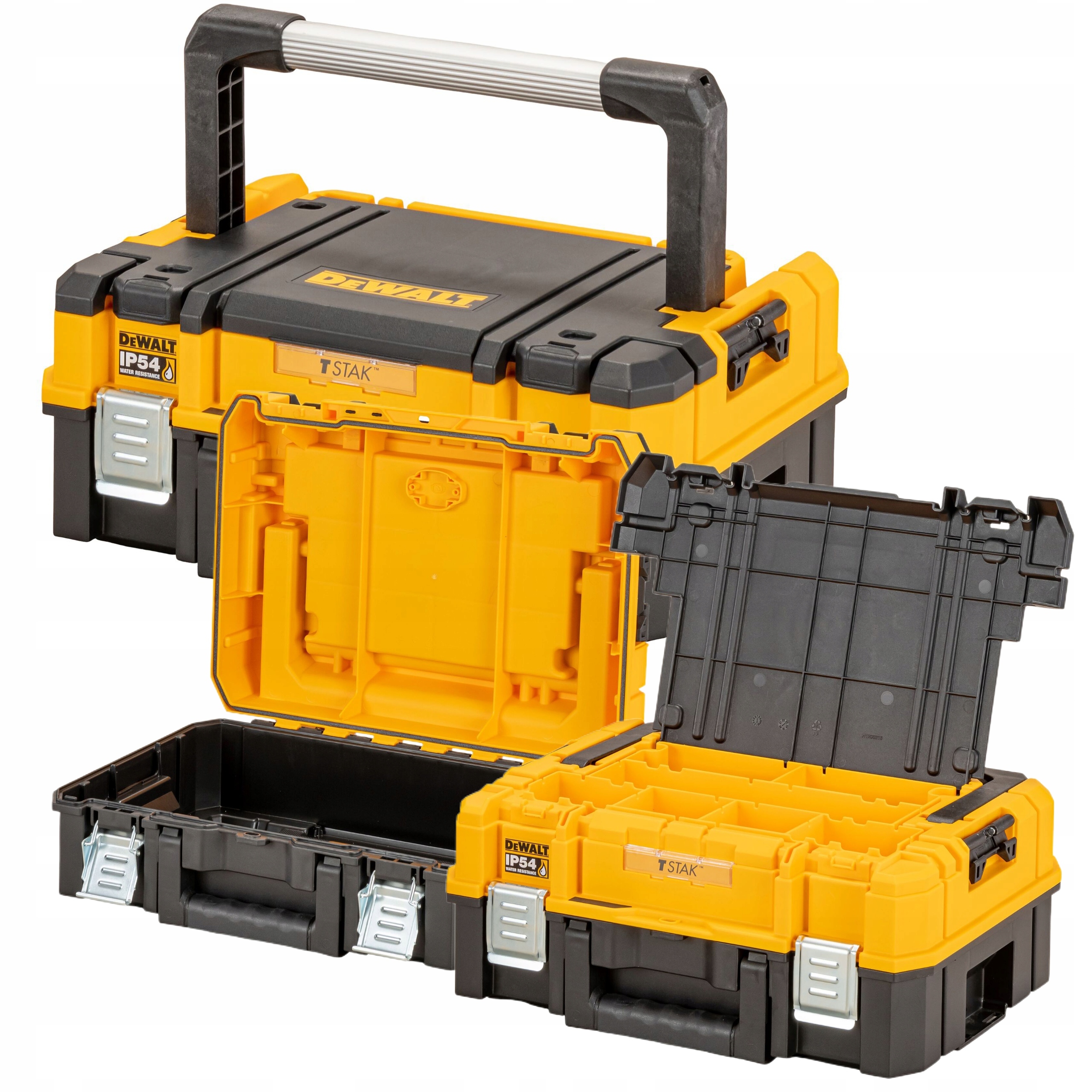 DeWALT TSTAK SKRZYNIA PŁYTKA Z ORGANIZEREM IP54 44x18,3x33,2 cm DWST83344-1