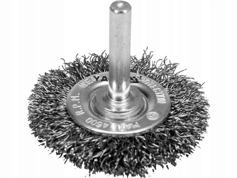 SZCZOTKA TARCZOWA 50mm DRUT INOX NA WIERTARKĘ YATO