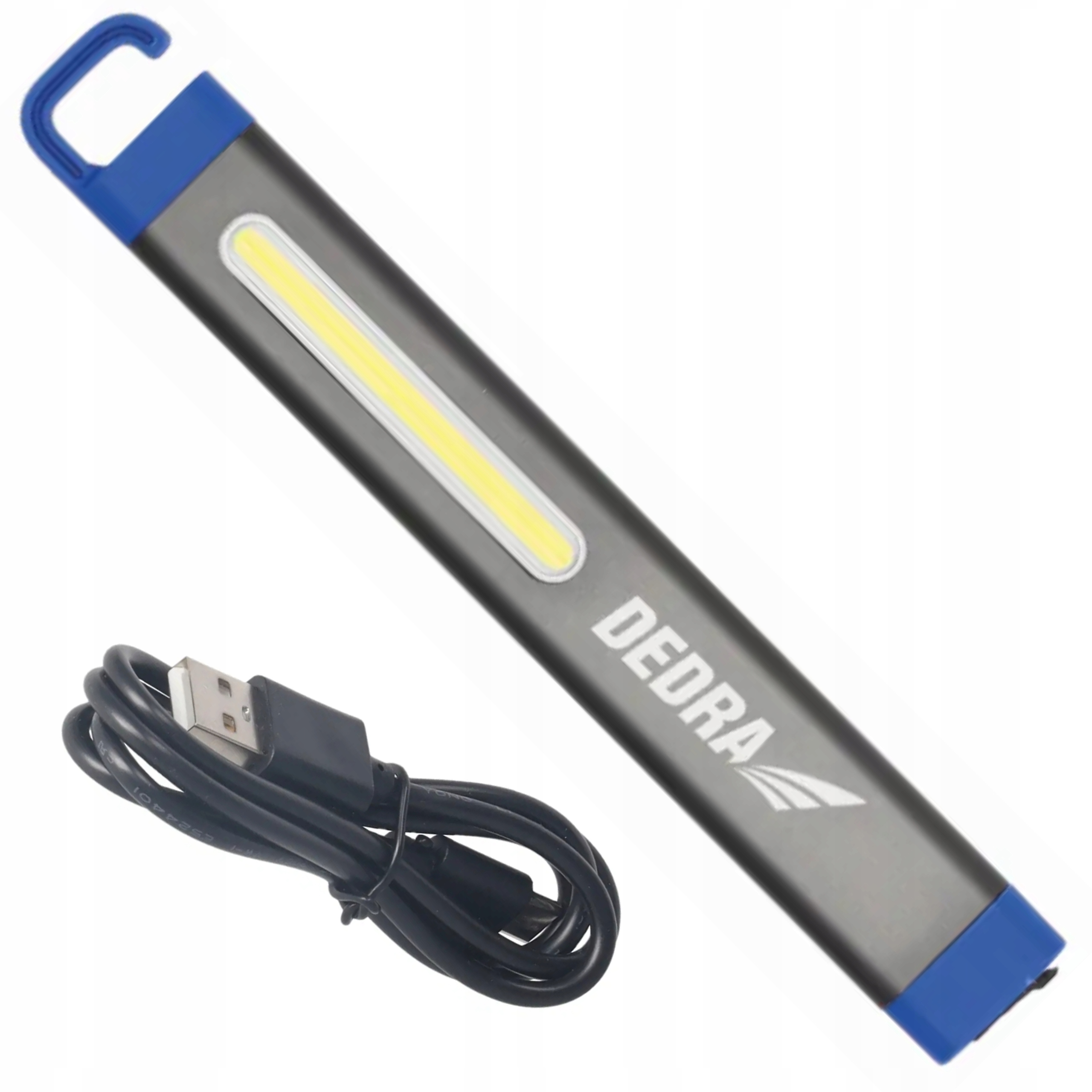 DEDRA LATARKA SLIM COB LED 250LM HACZYK MAGNES + USB-C L0910