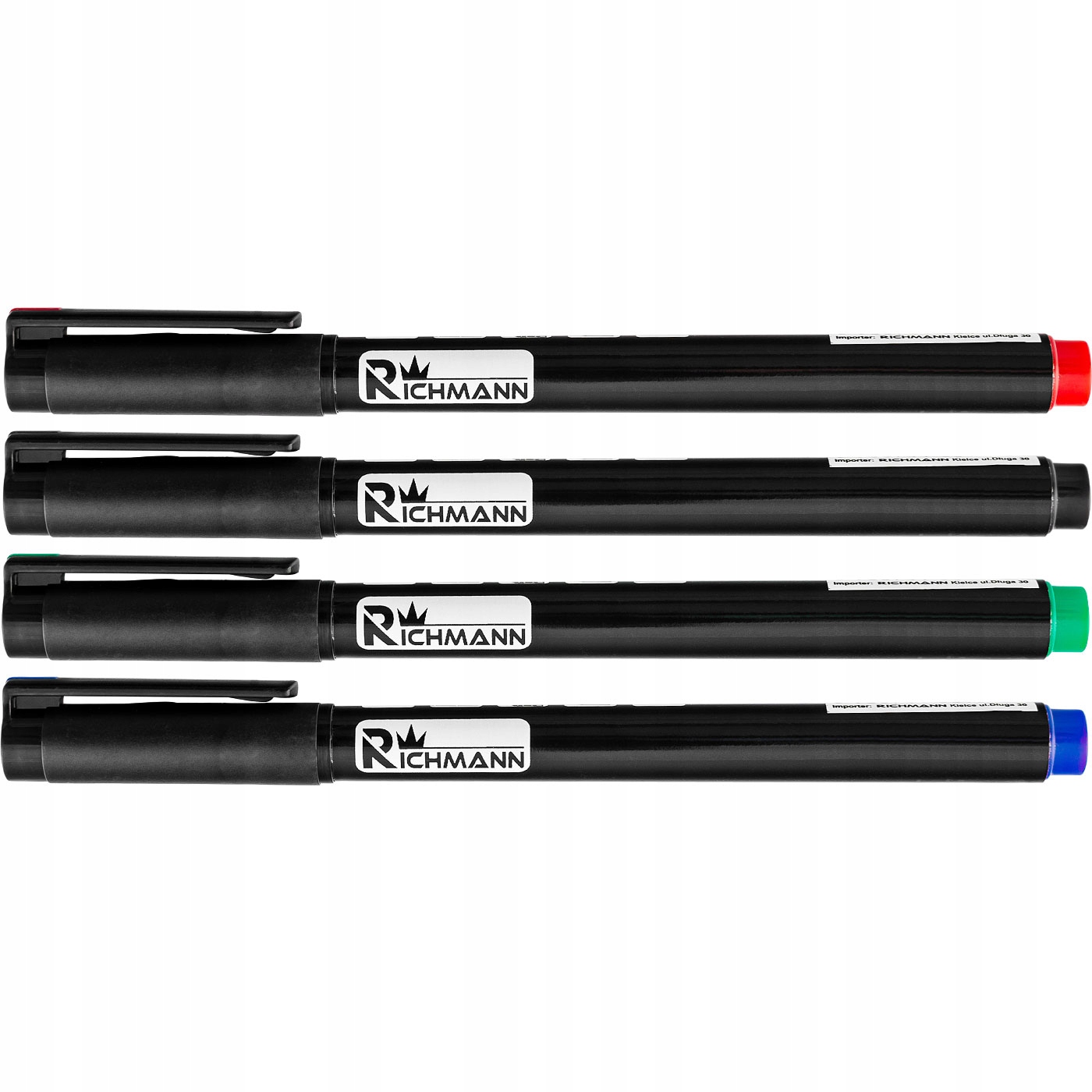 RICHMANN MARKERY BUDOWLANE KOLOROWE PERMAMENTNE CIENKIE 4KOLORY 36SZT C0134