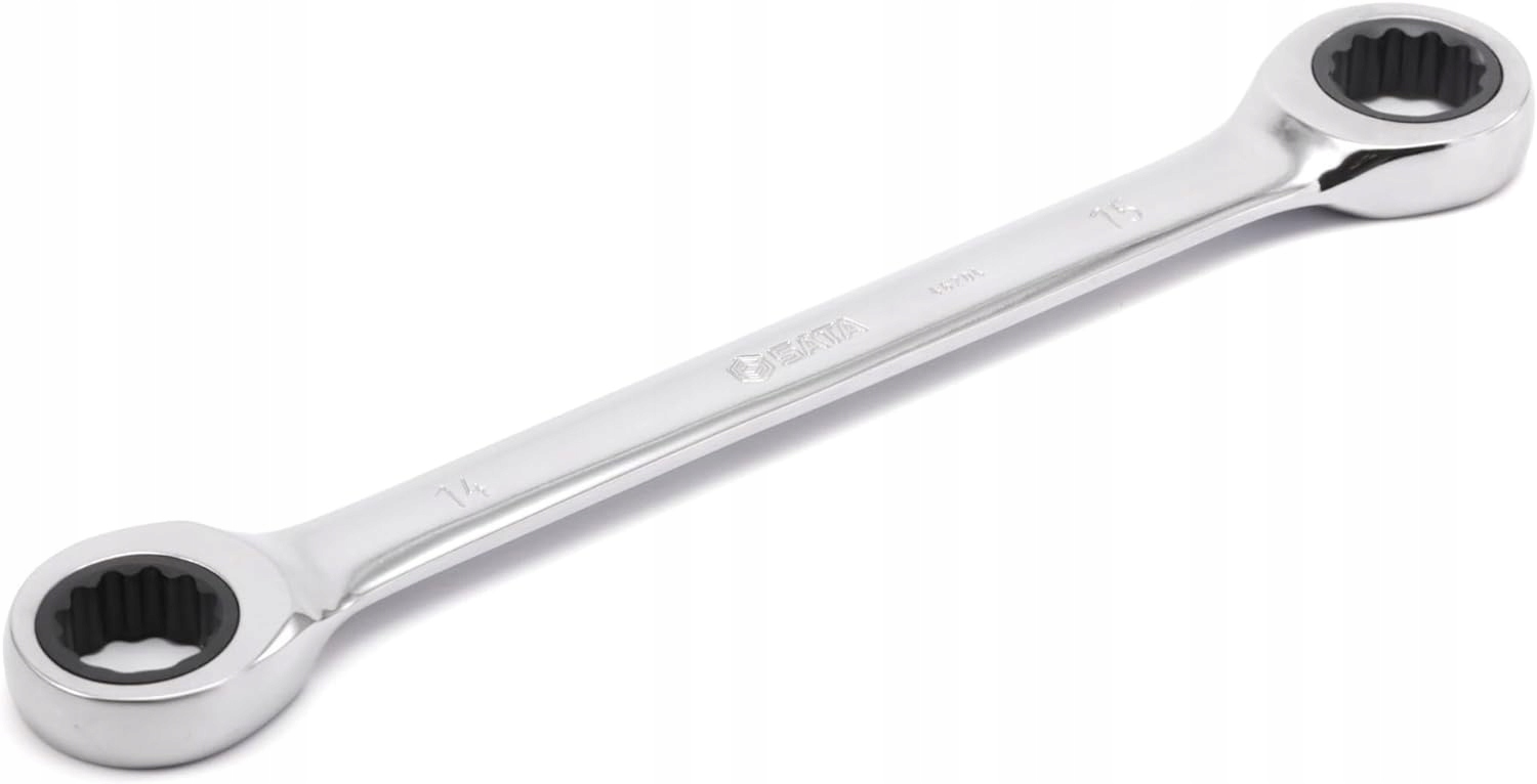 SATA ZESTAW 6 KLUCZY OCZKOWYCH DWUSTRONNYCH Z GRZECHOTKĄ ST09025SJ