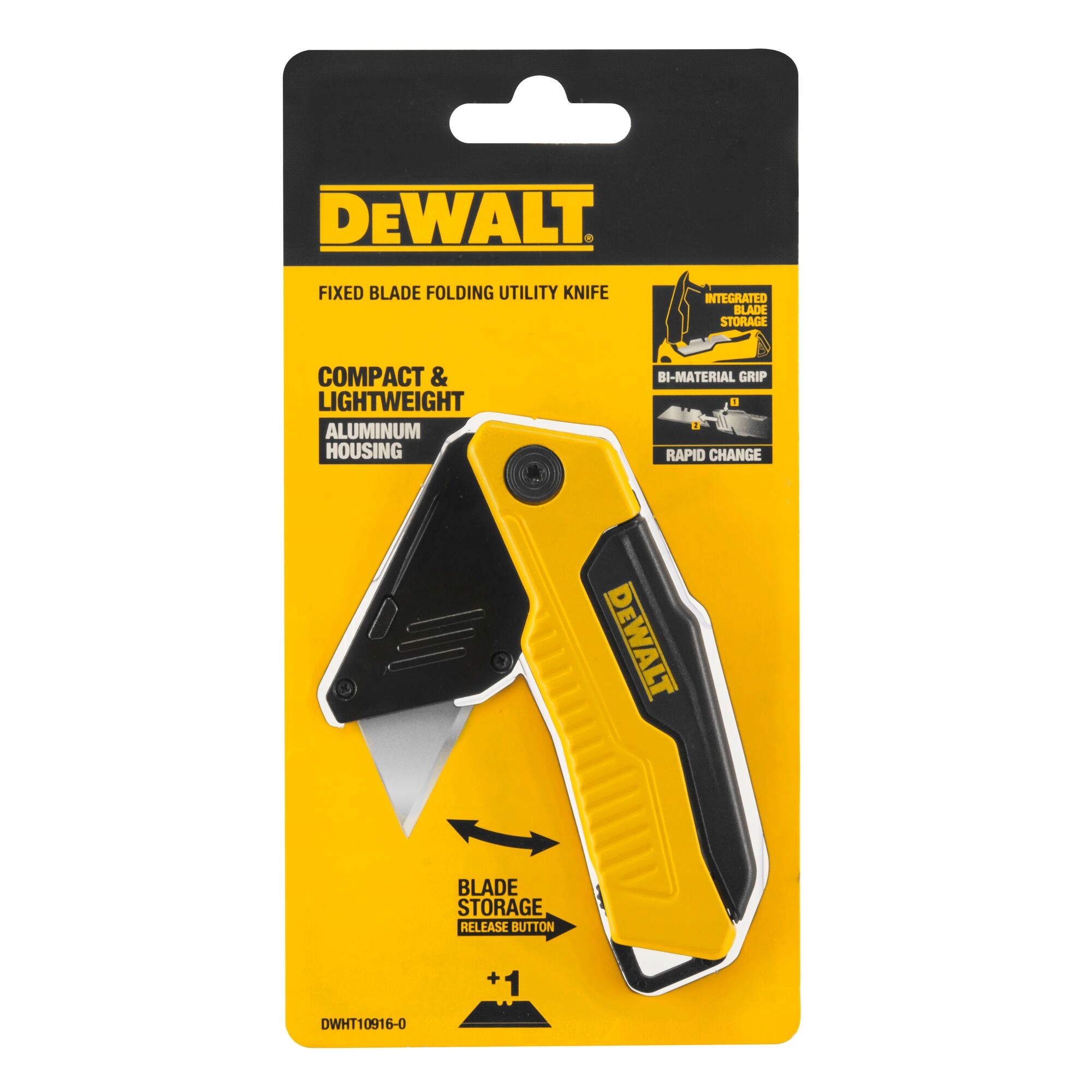 DEWALT DWHT10916-0 NÓŻ SKŁADANY ZE STAŁYM OSTRZEM